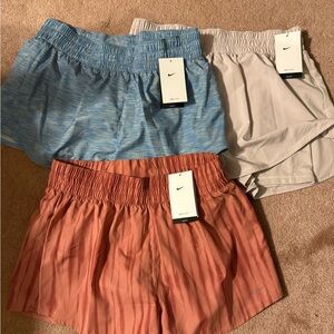 Nike NEW Women's Running Shorts Large 3 Pairs Shorts